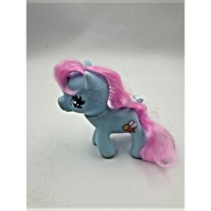 My Little Pony Gi Go‎ Blue Pink Unicorn Bee Tattoo Vintage Toy Figure